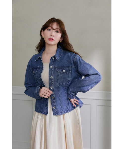Her lip to(ハーリップトゥー)の「Luminous Organza Gathered Skirt(スカート・レディース・ホワイト系/ミント・M/S)」の7枚目の写真