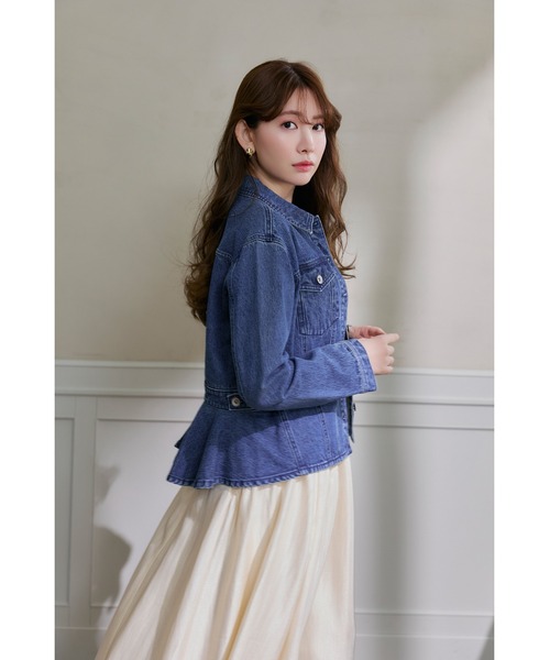 Her lip to(ハーリップトゥー)の「Luminous Organza Gathered Skirt(スカート・レディース・ホワイト系/ミント・M/S)」の8枚目の写真