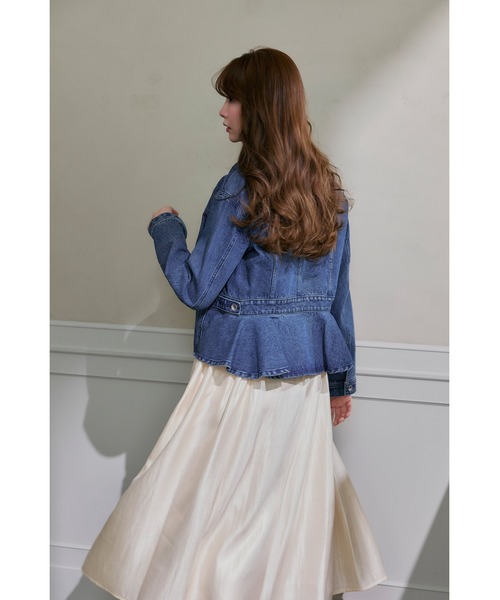 Her lip to(ハーリップトゥー)の「Luminous Organza Gathered Skirt(スカート・レディース・ホワイト系/ミント・M/S)」の9枚目の写真
