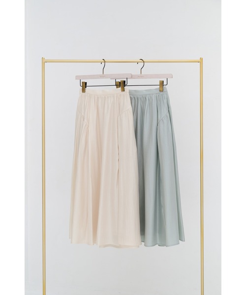 Her lip to(ハーリップトゥー)の「Luminous Organza Gathered Skirt(スカート・レディース・ホワイト系/ミント・M/S)」の12枚目の写真