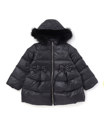 BeBe(�x�x)�́y�������H�z�V���C�j�[�^�t�^���{�����`�[�t�t�@�[�t�[�h�_�E���R�[�g(100~160cm)(�_�E���W���P�b�g/�R�[�g)