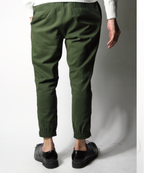 JACKROSE（ジャックローズ）の「T/CシャーリングZIPジョガーパンツ（その他パンツ・メンズ・カーキ/ブラック・L/M/S）」の14枚目の写真