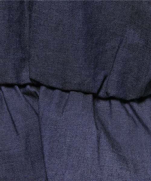 earth music&ecology（アースミュージックアンドエコロジー）の「【2016Summer】【SET ITEM】デニムキャミセットTシャツ（Tシャツ/カットソー・レディース・ブラック/オフホワイト/LT.Gray・FREE）」の9枚目の写真