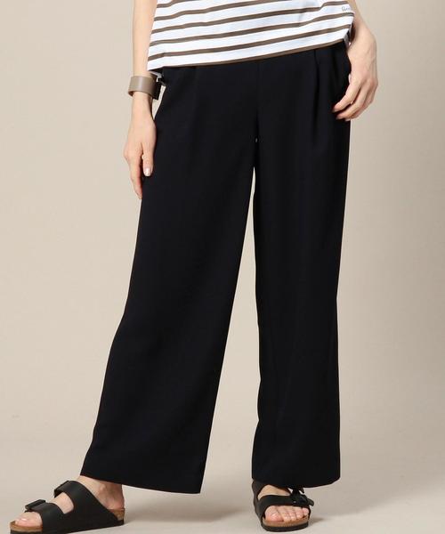 BEAUTY&YOUTH UNITED ARROWS(ビューティーアンドユースユナイテッドアローズ)の「BY ジョーゼットタックワイドパンツ◆(その他パンツ・レディース・ブラック/ベージュ/ネイビー/マスタード/ロイヤルブルー・SMALL/MEDIUM/LARGE)」の5枚目の写真