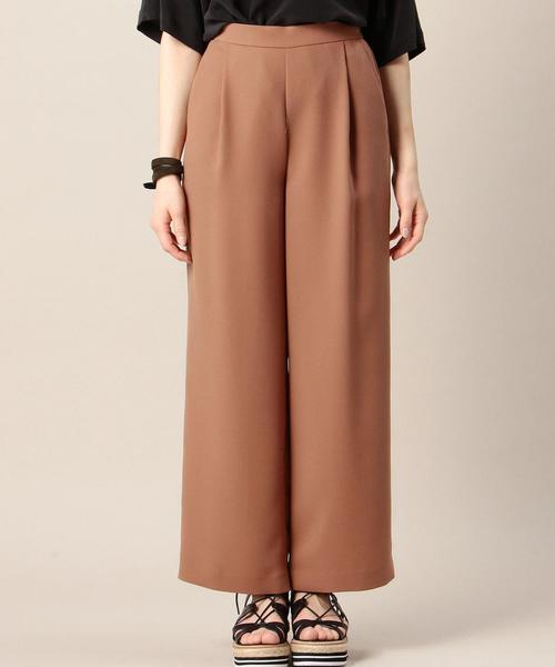 BEAUTY&YOUTH UNITED ARROWS(ビューティーアンドユースユナイテッドアローズ)の「BY ジョーゼットタックワイドパンツ◆(その他パンツ・レディース・ブラック/ベージュ/ネイビー/マスタード/ロイヤルブルー・SMALL/MEDIUM/LARGE)」の12枚目の写真