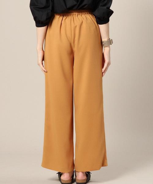 BEAUTY&YOUTH UNITED ARROWS(ビューティーアンドユースユナイテッドアローズ)の「BY ジョーゼットタックワイドパンツ◆(その他パンツ・レディース・ブラック/ベージュ/ネイビー/マスタード/ロイヤルブルー・SMALL/MEDIUM/LARGE)」の20枚目の写真