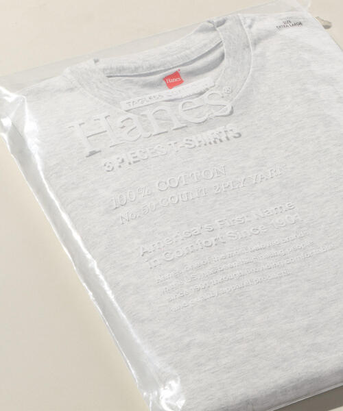 BEAUTY&YOUTH UNITED ARROWS(ビューティーアンドユースユナイテッドアローズ)の「<Hanes> 3PACK BYSP T-SHIRT/Tシャツ(Tシャツ/カットソー・メンズ・ブラック/ホワイト・LARGE/X-SMALL/MEDIUM/SMALL)」の9枚目の写真