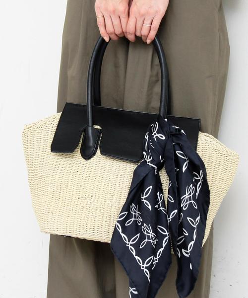 BEAUTY&YOUTH UNITED ARROWS(ビューティーアンドユースユナイテッドアローズ)の「BY カブセバスケットトート◆(トートバッグ・レディース・ブラック/ブラウン・FREE)」の1枚目の写真