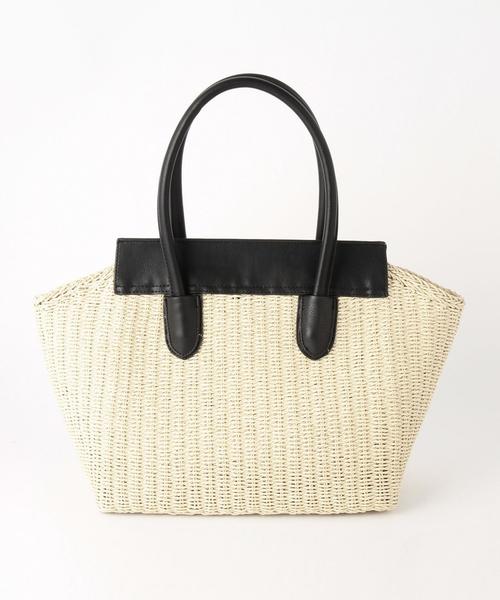 BEAUTY&YOUTH UNITED ARROWS(ビューティーアンドユースユナイテッドアローズ)の「BY カブセバスケットトート◆(トートバッグ・レディース・ブラック/ブラウン・FREE)」の4枚目の写真