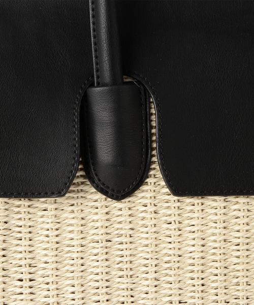 BEAUTY&YOUTH UNITED ARROWS(ビューティーアンドユースユナイテッドアローズ)の「BY カブセバスケットトート◆(トートバッグ・レディース・ブラック/ブラウン・FREE)」の6枚目の写真