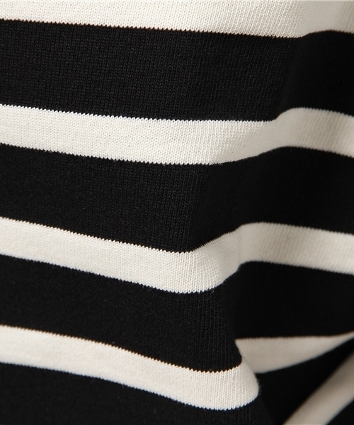 BLACK BY MOUSSY（ブラックバイマウジー）の「Boat neck border tops（Tシャツ/カットソー・レディース・イエロー/グリーン/ブラック・FREE）」の10枚目の写真