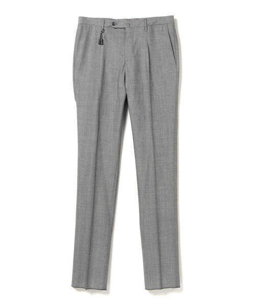 INCOTEX（インコテックス）の「◎INCOTEX / 1プリーツ ピンヘッドウールスラックス（スラックス・メンズ・グレー/ネイビー・46/44/48）」の6枚目の写真