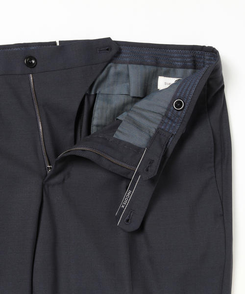 INCOTEX（インコテックス）の「◎INCOTEX / 1プリーツ ピンヘッドウールスラックス（スラックス・メンズ・グレー/ネイビー・46/44/48）」の12枚目の写真