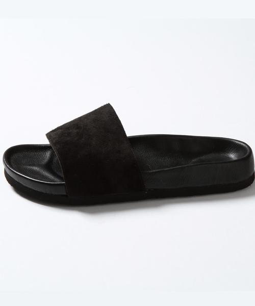 BEAUTY&YOUTH UNITED ARROWS（ビューティーアンドユースユナイテッドアローズ）の「BY スエード シャワーサンダル ◆（サンダル・メンズ・ブラック/ピンク/グレー・10/7/9/8）」の8枚目の写真