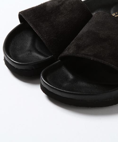 BEAUTY&YOUTH UNITED ARROWS（ビューティーアンドユースユナイテッドアローズ）の「BY スエード シャワーサンダル ◆（サンダル・メンズ・ブラック/ピンク/グレー・10/7/9/8）」の6枚目の写真