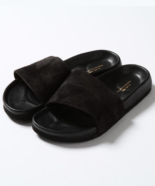 BEAUTY&YOUTH UNITED ARROWS（ビューティーアンドユースユナイテッドアローズ）の「BY スエード シャワーサンダル ◆（サンダル・メンズ・ブラック/ピンク/グレー・10/7/9/8）」の11枚目の写真