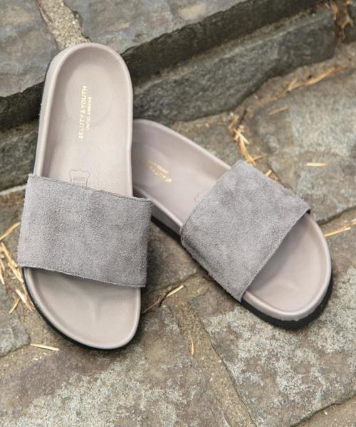 BEAUTY&YOUTH UNITED ARROWS（ビューティーアンドユースユナイテッドアローズ）の「BY スエード シャワーサンダル ◆（サンダル・メンズ・ブラック/ピンク/グレー・10/7/9/8）」の14枚目の写真