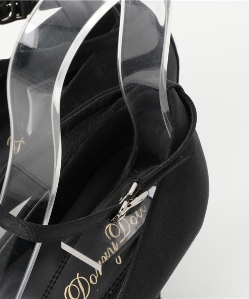 Dorry Doll（ドリードール）の「シャイニースパンコールウェッジソール　パールビジュー使いパンプス（パンプス・レディース・ブラック/ベージュ・L/S/M）」の7枚目の写真