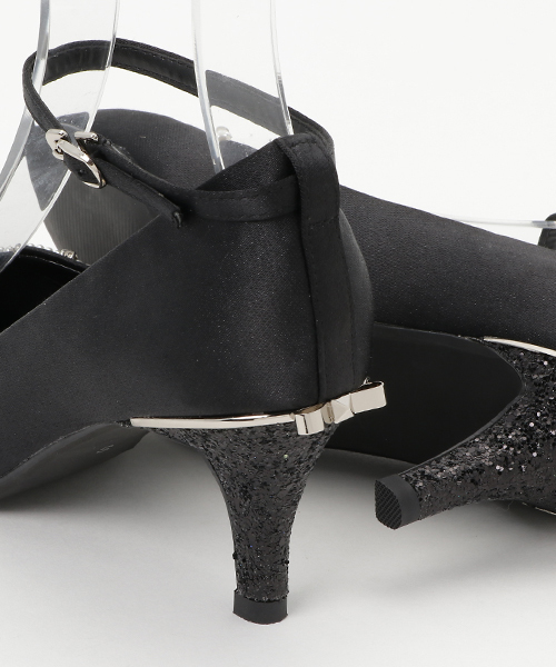 Dorry Doll（ドリードール）の「シャイニースパンコールウェッジソール　パールビジュー使いパンプス（パンプス・レディース・ブラック/ベージュ・L/S/M）」の8枚目の写真