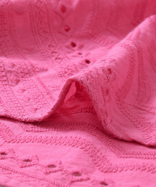 URBAN RESEARCH（アーバンリサーチ）の「スカラップレースフレンチスリーブブラウス（シャツ/ブラウス・レディース・グリーン/パープル系その他/ブラック/オフホワイト・FREE）」の15枚目の写真