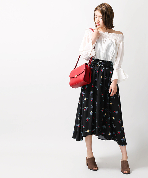 WEGO(ウィゴー)の「WEGO/フラワーリングベルトイレヘムスカート(スカート・レディース・その他2/その他1・LARGE/SMALL/MEDIUM)」の3枚目の写真