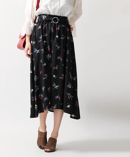 WEGO(ウィゴー)の「WEGO/フラワーリングベルトイレヘムスカート(スカート・レディース・その他2/その他1・LARGE/SMALL/MEDIUM)」の4枚目の写真