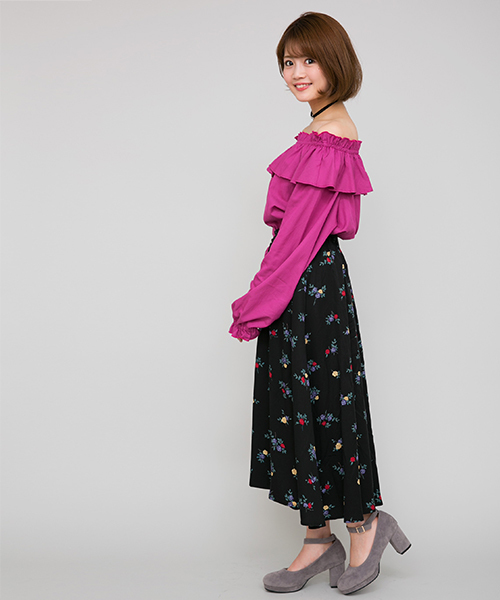 WEGO(ウィゴー)の「WEGO/フラワーリングベルトイレヘムスカート(スカート・レディース・その他2/その他1・LARGE/SMALL/MEDIUM)」の18枚目の写真
