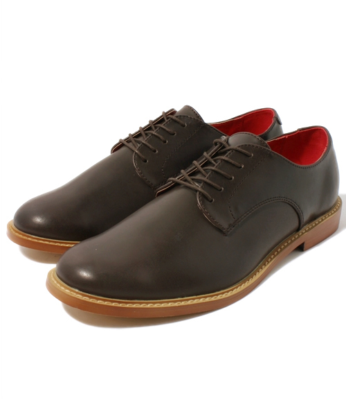 UNION STATION（ユニオンステーション）の「プレーントゥシューズ（ドレスシューズ・メンズ・ブラック/ダークブラウン/キャメル・MEDIUM/LARGE）」の3枚目の写真