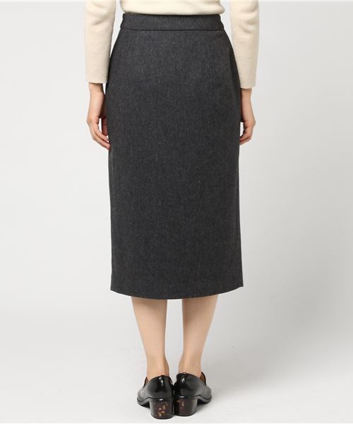 laboratory work（ラボラトリーワーク）の「タイトアシメラップスカート（スカート・レディース・チャコールグレー/ライトグレー/ネイビー・MEDIUM）」の15枚目の写真