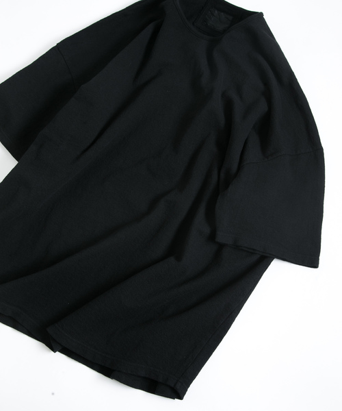 OURET(オーレット)の「オーバーサイズTシャツ(Tシャツ/カットソー・メンズ・ホワイト系その他/ブラック/ベージュ・2/1)」の2枚目の写真