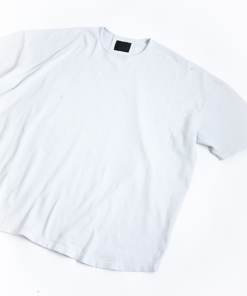 OURET(オーレット)の「オーバーサイズTシャツ(Tシャツ/カットソー・メンズ・ホワイト系その他/ブラック/ベージュ・2/1)」の6枚目の写真