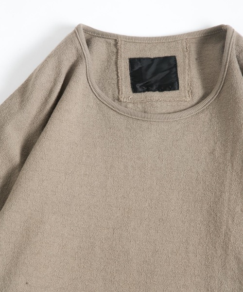 OURET(オーレット)の「オーバーサイズTシャツ(Tシャツ/カットソー・メンズ・ホワイト系その他/ブラック/ベージュ・2/1)」の9枚目の写真