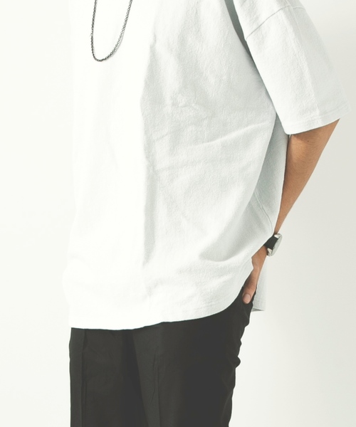 OURET(オーレット)の「オーバーサイズTシャツ(Tシャツ/カットソー・メンズ・ホワイト系その他/ブラック/ベージュ・2/1)」の22枚目の写真