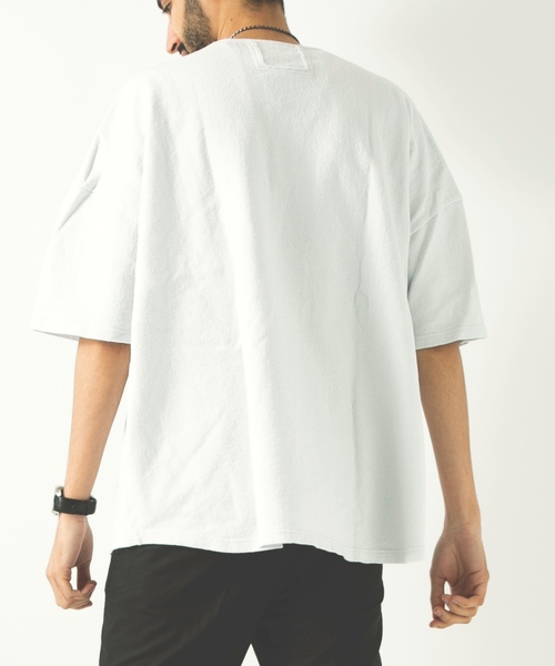 OURET(オーレット)の「オーバーサイズTシャツ(Tシャツ/カットソー・メンズ・ホワイト系その他/ブラック/ベージュ・2/1)」の20枚目の写真