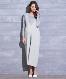 SweetMommy（スウィートマミー）の「Vネック マタニティサロペット（マタニティウェア/グッズ・キッズ）」