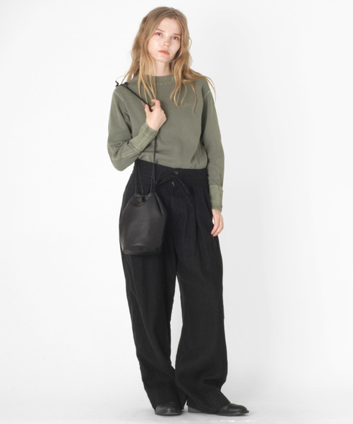 RNA-N(アールエヌエーエヌ)の「M0954 ハニカムミリタリーインナー(Tシャツ/カットソー・レディース・ネイビー/カーキ/キナリ・MEDIUM)」の8枚目の写真