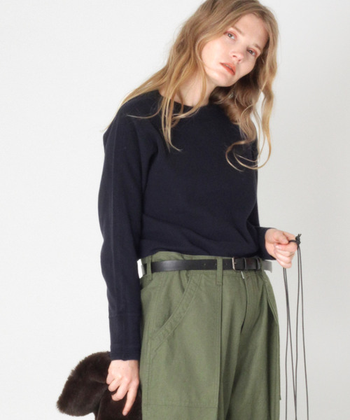 RNA-N(アールエヌエーエヌ)の「M0954 ハニカムミリタリーインナー(Tシャツ/カットソー・レディース・ネイビー/カーキ/キナリ・MEDIUM)」の17枚目の写真