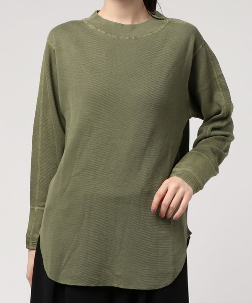 RNA-N(アールエヌエーエヌ)の「M0954 ハニカムミリタリーインナー(Tシャツ/カットソー・レディース・ネイビー/カーキ/キナリ・MEDIUM)」の18枚目の写真