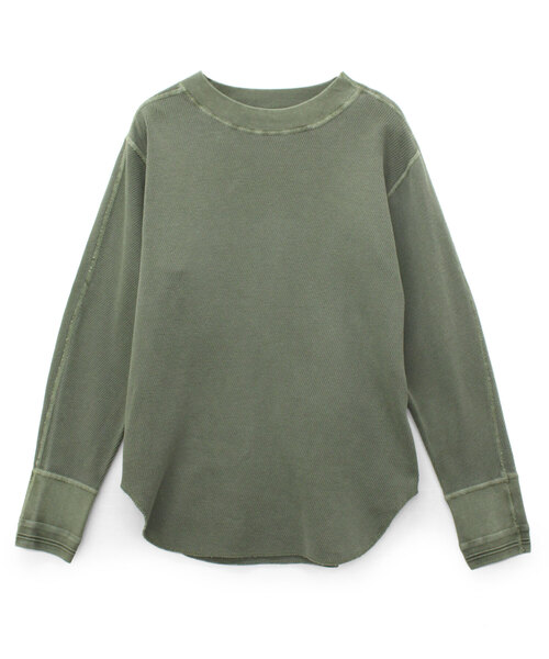 RNA-N（アールエヌエーエヌ）の「M0954 ハニカムミリタリーインナー（Tシャツ/カットソー・レディース・ネイビー/カーキ/キナリ・MEDIUM）」の17枚目の写真