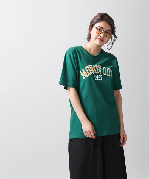 WEGO(ウィゴー)の「WEGO/カレッジロゴプリントTシャツ(Tシャツ/カットソー・レディース・ワイン/ピンク/マスタード/グリーン・FREE)」の12枚目の写真