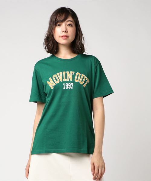 WEGO(ウィゴー)の「WEGO/カレッジロゴプリントTシャツ(Tシャツ/カットソー・レディース・ワイン/ピンク/マスタード/グリーン・FREE)」の16枚目の写真