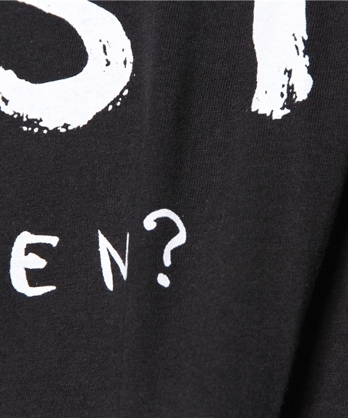 WEGO（ウィゴー）の「WEGO/ロールアップシンプルロゴTee（S）（Tシャツ/カットソー・レディース・ホワイト/ブラック・FREE）」の9枚目の写真