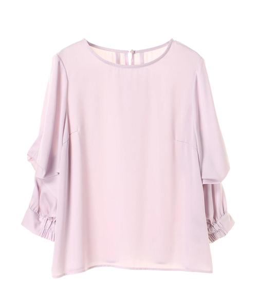 YECCA VECCA(イェッカヴェッカ)の「・2WAY袖サテンブラウス(シャツ/ブラウス・レディース・ブラック/アイボリー/ラベンダー/ブルーグリーン・FREE)」の16枚目の写真