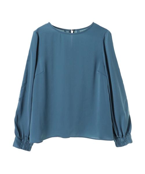 YECCA VECCA(イェッカヴェッカ)の「・2WAY袖サテンブラウス(シャツ/ブラウス・レディース・ブラック/アイボリー/ラベンダー/ブルーグリーン・FREE)」の7枚目の写真