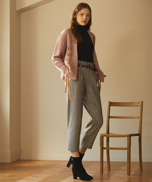 JILL STUART（ジルスチュアート）の「◆ヴァレリーローゲージカーディガン（カーディガン/ボレロ・レディース・グレー/ピンク・FREE）」の14枚目の写真