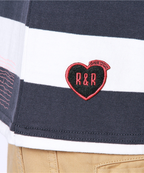 R.NEWBOLD(アールニューボールド)の「BORDER CS/SS./235508(Tシャツ/カットソー・メンズ・グレー/ネイビー・SMALL/MEDIUM/LARGE/X-LARGE)」の14枚目の写真