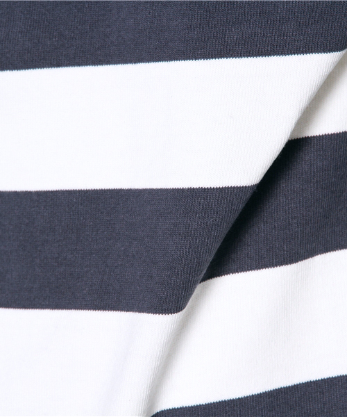 R.NEWBOLD(アールニューボールド)の「BORDER CS/SS./235508(Tシャツ/カットソー・メンズ・グレー/ネイビー・SMALL/MEDIUM/LARGE/X-LARGE)」の15枚目の写真