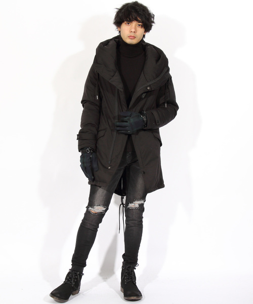 8(eight)（エイト）の「モッズコート ボリュームネックコート（モッズ