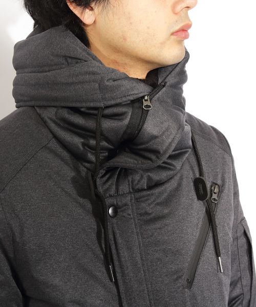 8(eight)（エイト）の「モッズコート ボリュームネックコート（モッズ