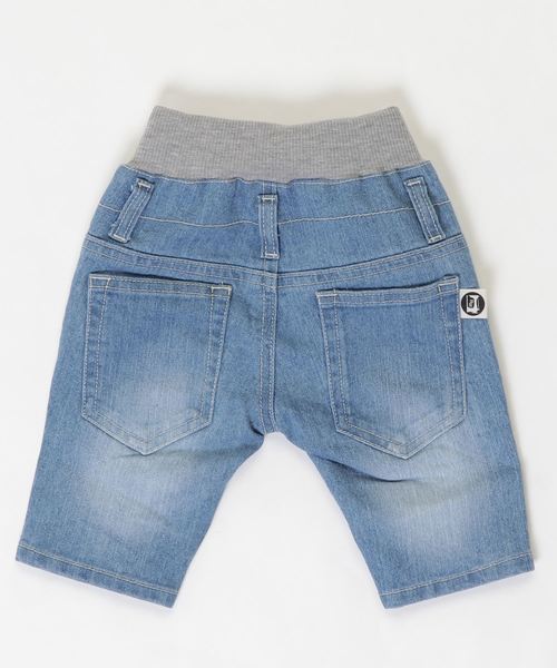 RUGGEDWORKS（ラゲッドワークス）の「キッズストレッチ デニム無地 ハーフパンツ（デニムパンツ・キッズ・Royal/Navy・80ｃｍ/90cm/110cm/100cm/120cm/130cm/140cm/150cm）」の3枚目の写真